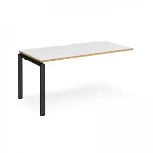 Image of Adapt add on unit single 1600mm x 800mm - Black frame and white top