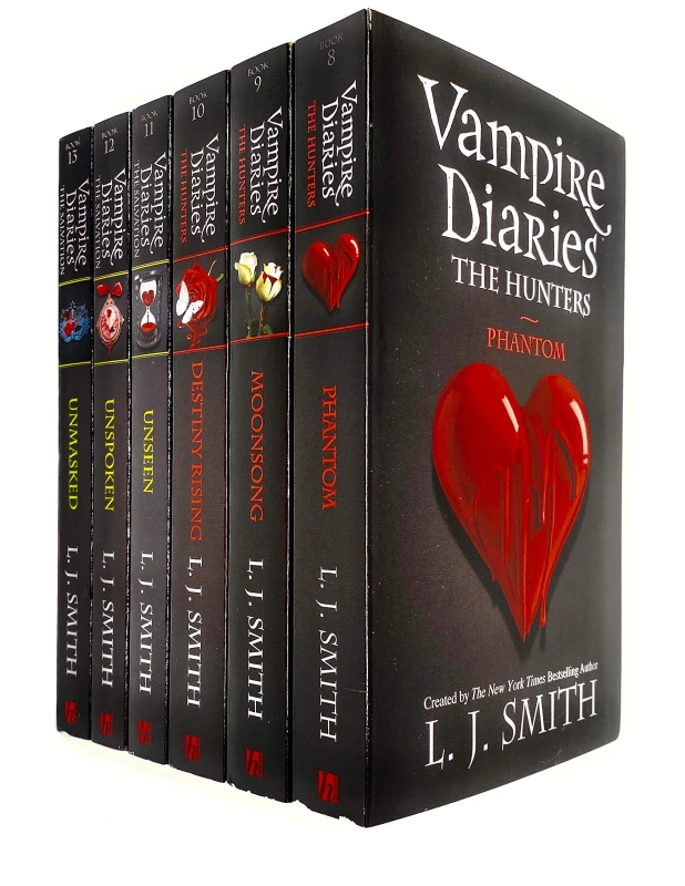 Image of Vampire Diaries Complete Collection 6 Books Set by L. J. Smith Hunters Paperback NEW L. J. Smith Books