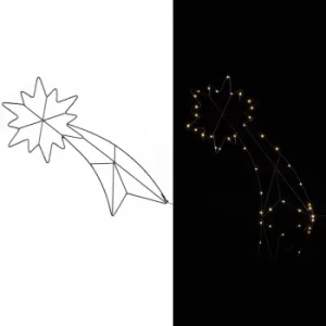 Image of LED Shooting Star Metal Warm White incl. Timer