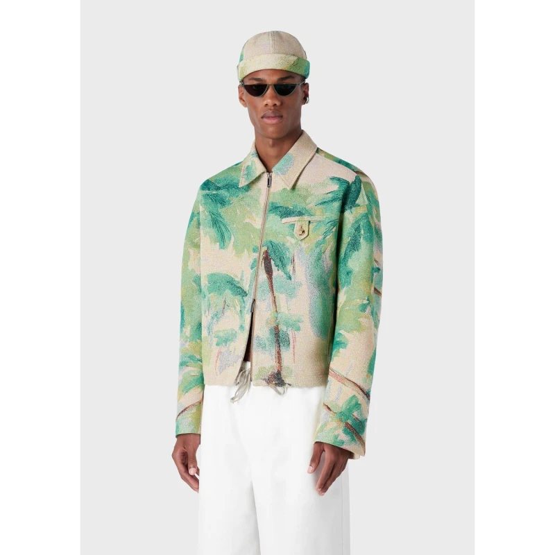 Image of Emporio Armani Overshirt Green male XS