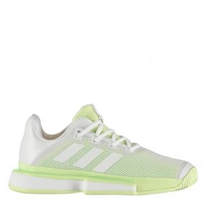 Image of adidas Sole Match Trainers Ladies - White/Green