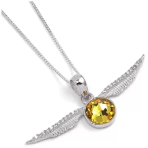 Image of Harry Potter Sterling Silver Snitch Pendant Necklace