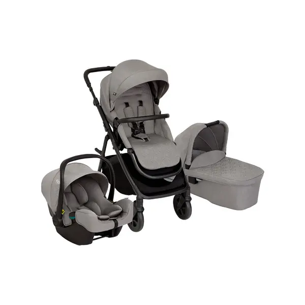 Image of Graco Near2me DLX trio with R/C & Snuglite i-size R129 infant car seat- Ash