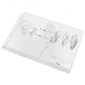 Image of Esselte Pocket A3Landscape TopOpen Clear 75micron47182(PK10)