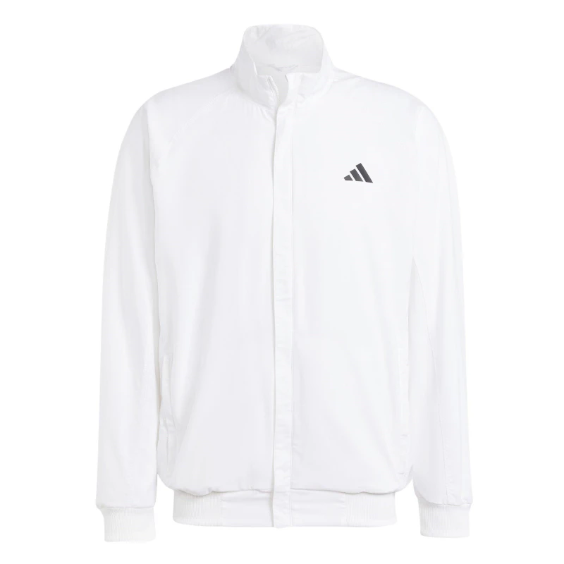 Image of adidas Mens Adidas Walk On AEROREADY Performance Tennis Jacket White male S