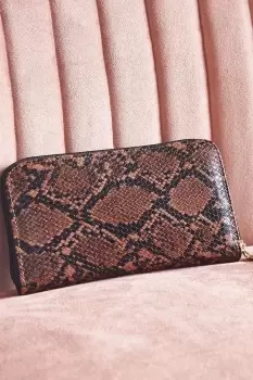 Image of Faux Snake Skin Purse