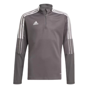 Image of adidas Tiro 21 Training Top Kids - Team Grey Four