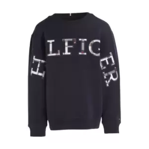 Image of Tommy Hilfiger Bold Monotype Sweatshirt - Blue