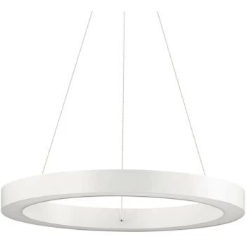 Image of Ideal Lux Lighting - Ideal Lux Oracle - Integrated LED Small Ceiling Pendant White 3000K