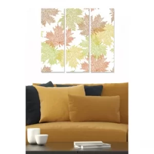 Image of MDF2267190 Multicolor Decorative MDF Painting (3 Pieces)