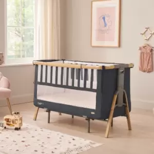Image of Tutti Bambini Cozee XL Bedside Crib & Cot - Oak / Liquorice