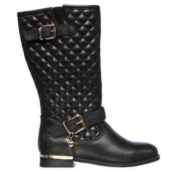 Image of Skechers Mad Sass Junior Girls Boots - Black