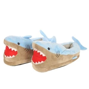 Image of Shark Plush Slippers (Unisex One Size)