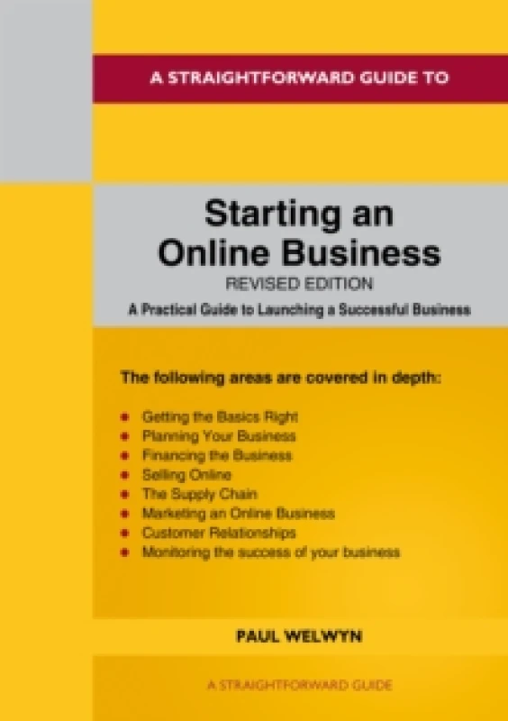 Image of A Straightforward Guide To Starting An Online Business : Revised Edition 2024 Paperback / softback
