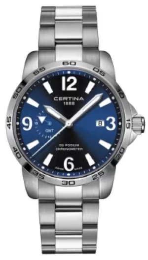 Image of Certina DS Podium GMT Stainless Steel Bracelet Watch