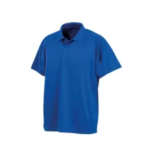 Image of Spiro Unisex Adults Impact Performance Aircool Polo Shirt (S) (Royal Blue)