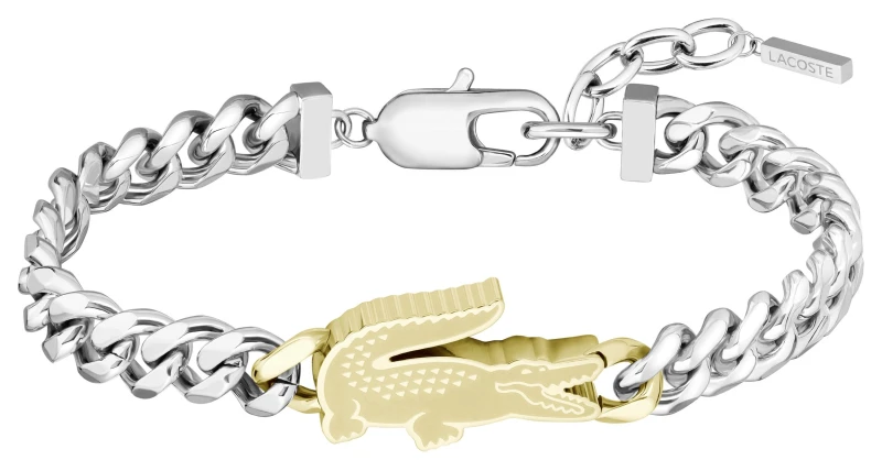 Image of Lacoste 2040552 ARTHOR stainless steel chain bracelet with Jewellery