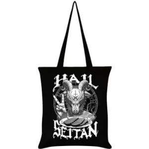 Image of Grindstore Hail Seitan Tote Bag (One Size) (Black) - Black