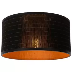 Image of Lucide TAGALOG - Flush Ceiling Light - Ø40cm - 1xE27 - Black