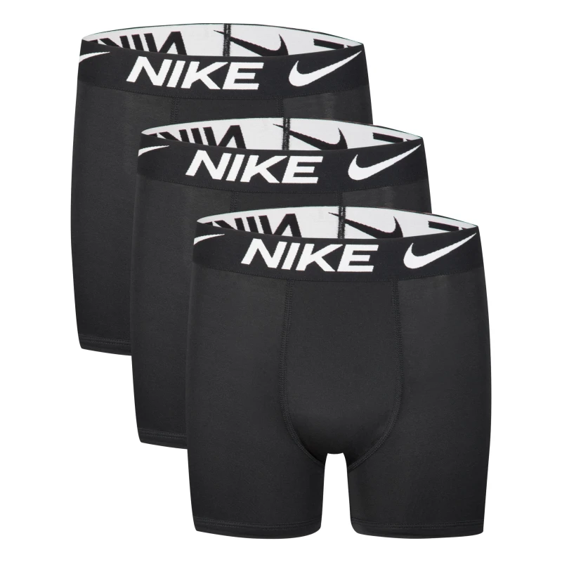 Image of Nike Micro Brief 3 Pack Briefs Junior Boys Black male 7-8 (S)