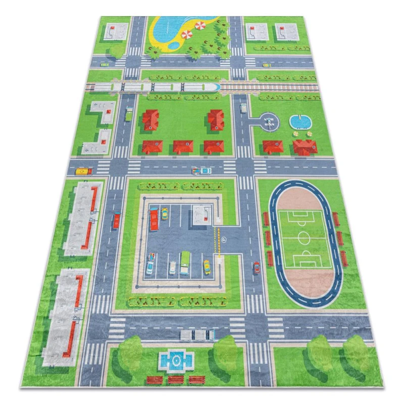 Image of RugsX Bambino Rug in Green Size: 160cm x 220cm Green Unisex 160cm x 220 cm