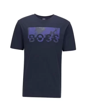 Image of Hugo Boss Tyro 3 Logo T-Shirt Navy Size L Men