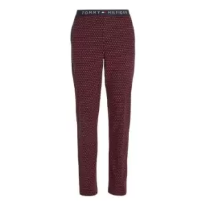Image of Tommy Hilfiger Jersey Pant Print - Red