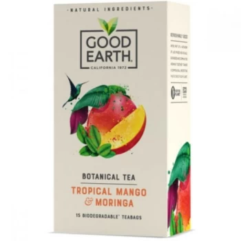 Image of Good Earth Tropical Mango & Moringa Tea - 15 Bags
