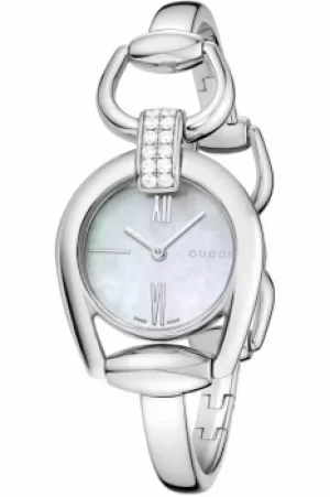 Image of Ladies Gucci Horsebit Diamond Watch YA139504