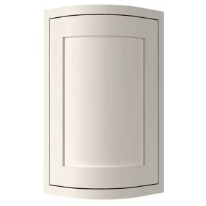 Image of Cooke Lewis Carisbrooke Ivory Framed Wall external curved door