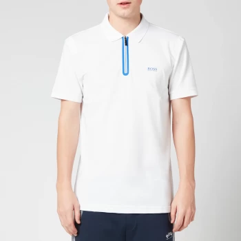 Image of Hugo Boss Athleisure Philix Polo Shirt White Size S Men