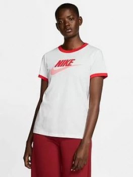 Image of Nike Nsw Futura Ringer Tee - White