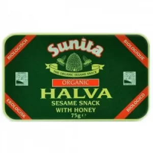 Image of Sunita Organic Plain Honey Halva 75g