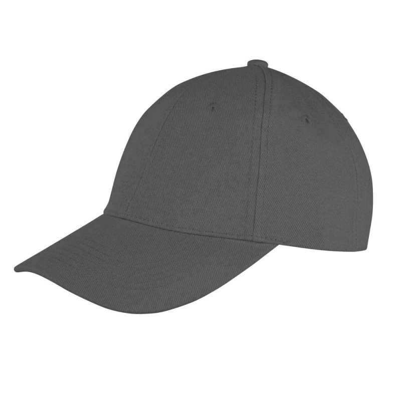 Image of Result Mens Low Profile Baseball Cap in Charcoal Charcoal Male One Size
