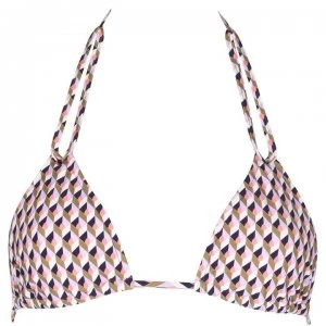 Image of Seafolly Remix Slide Triangle Bikini Top - Indigo Geo