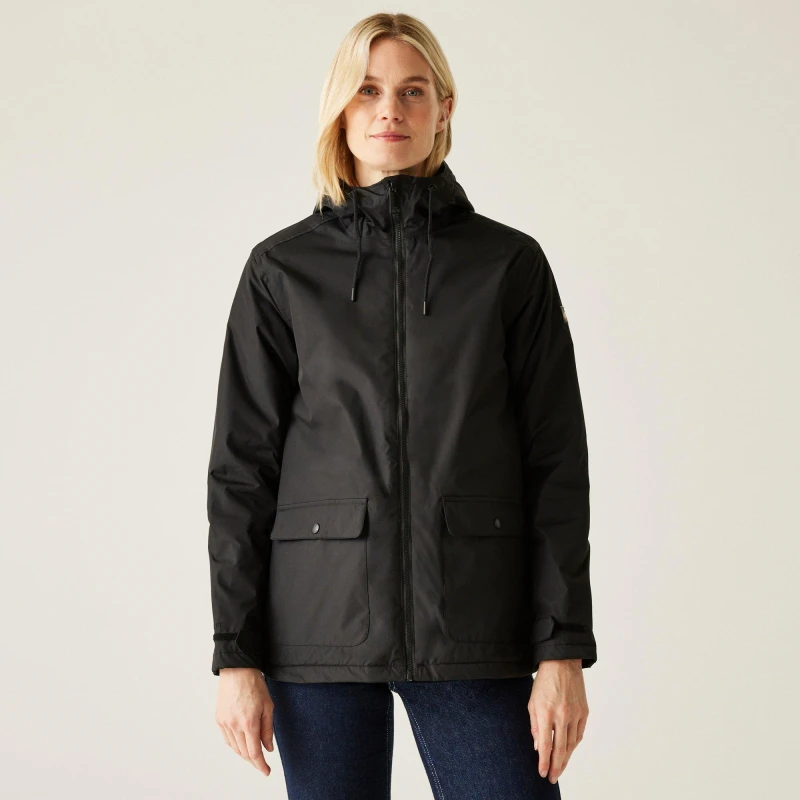 Image of Regatta 'Broadia' Waterproof Jacket Jet Black