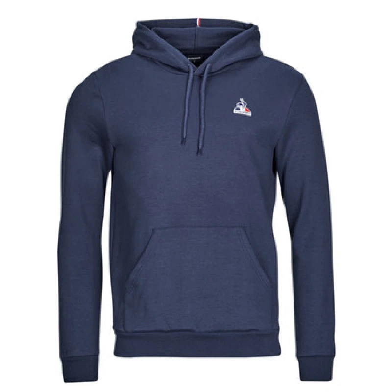Image of Le Coq Sportif ESS HOODY mens Sweatshirt in Marine