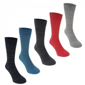 Image of Soviet Micro Stripe Socks - Navy/Red