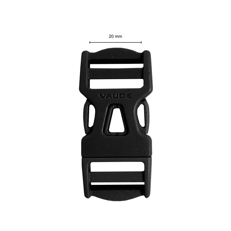 Image of Double adjustment buckle VAUDE 20 mm Noir Unisex TU