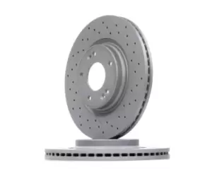 Image of ZIMMERMANN Brake disc 285.3531.52 Brake rotor,Brake discs HYUNDAI,KIA,Tucson (TL, TLE),Sportage (QL, QLE)