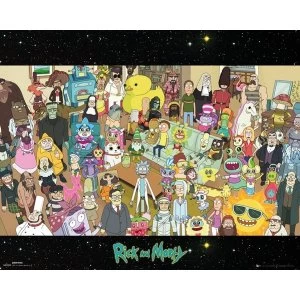 Image of Rick and Morty Cast Mini Poster
