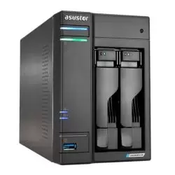 Image of ASUSTOR AS6702T Lockerstor 2 Gen2 2-Bay NAS Enclosure (No Drives), Quad Core CPU, 4GB DDR4, USB 3.2,
