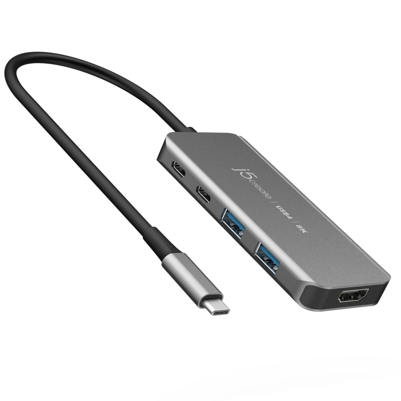 Image of j5 create j5create JCH453 USB4 8K60 Slim Hub JCH453-N