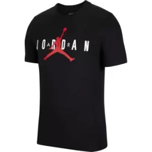 Image of Air Jordan Wordmark T Shirt Mens - Black