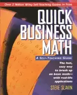 Image of quick business math a self teaching guide