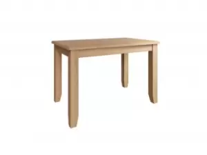 Image of Kenmore Dakota 120cm Oak Butterfly Extending Dining Table Flat Packed