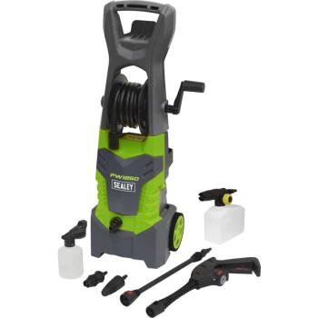 Image of Sealey - PW1850SNAKIT Pressure Washer 130bar with Snow Foam Sprayer Kit