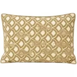 Image of Riva Home Ionia Fish Cushion Cover (35x50cm) (Driftwood) - Driftwood