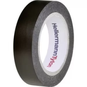 Image of HellermannTyton HelaTape Flex 15 710-00104 Electrical tape HelaTape Flex 15 Black (L x W) 10 m x 15mm