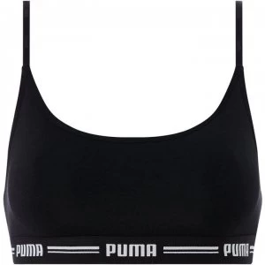 Image of Puma Slim strap bralette - Black